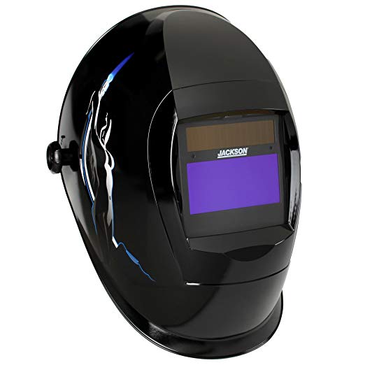 Jackson Safety SmarTIGer Variable Auto Darkening (ADF) Welding Helmet with Balder Technology (46139), W40, Torch Dancer, 1 / Order