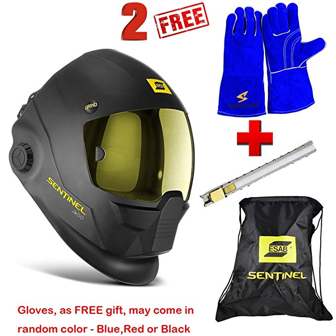 Esab SENTINEL A50 Auto Darkening Welding Helmet - BIG PROMO! - BUY ONE GET TWO: Gloves and Soapstone