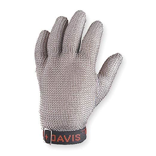 North by Honeywell A515S D Whiting + Davis A515 Stainless Steel Mesh Ambidextrous Glove (1 Glove)