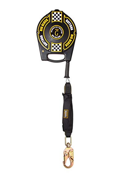 Guardian Fall Protection 10968 50-Feet Daytona Big Block Retractable Lifeline with SRL with ABS Reinforced Housing