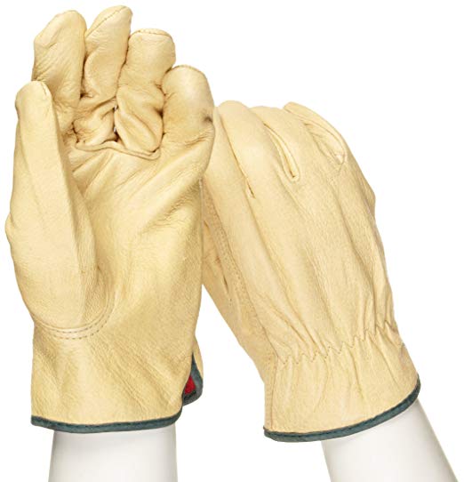 West Chester 994KF Leather Glove, Knit Wrist Cuff, 9.75