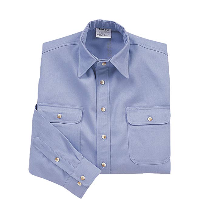 Chicago Protective Apparel Ultra Soft 7 oz Medium Blue Work Shirt 3XL