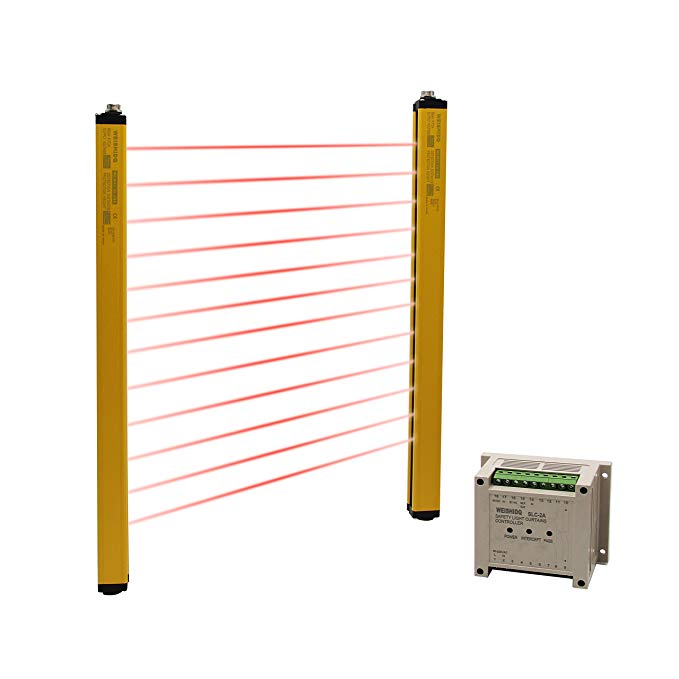 Safety Light Curtains light screen sensor safety grating punching machine protector &Sensing height:840mm (Customizable)