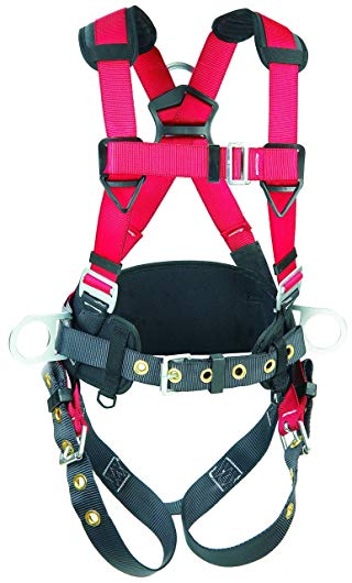 3M Protecta PRO Construction Harness, Back and Side D-Rings, 420 lb. Capacity, X-Large, 1191210